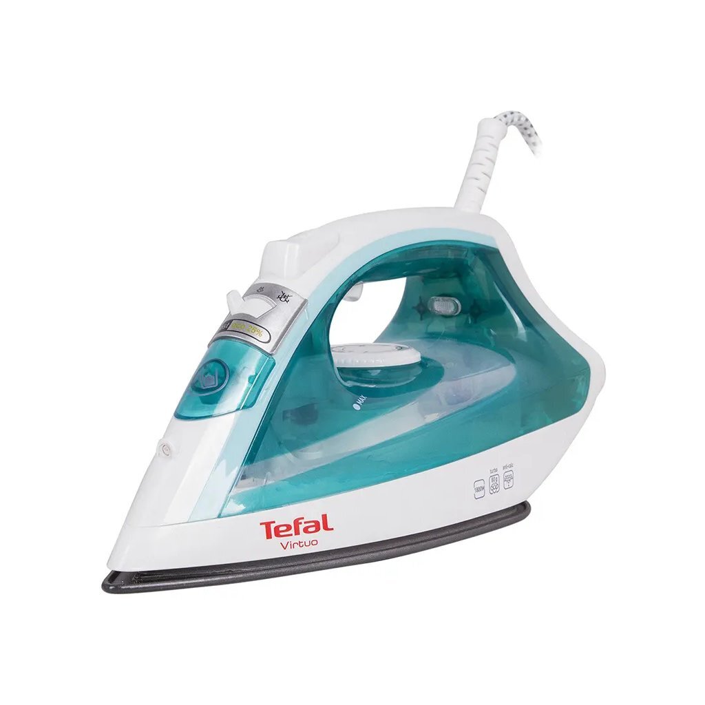 Tefal Fv1710 Virtuo Stoomstrijkijzer 1800W  Turquoise/Wit