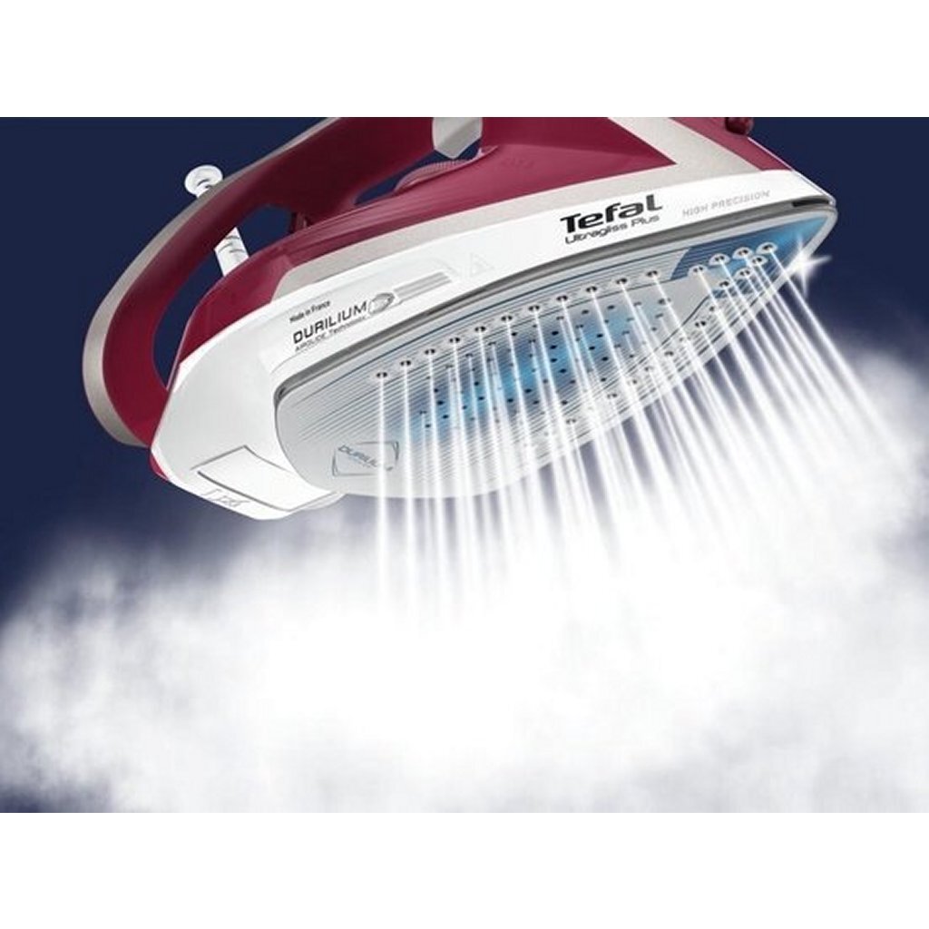 Tefal Fv6810 Ultragliss Plus Stoomstrijkijzer Rood/Zilver