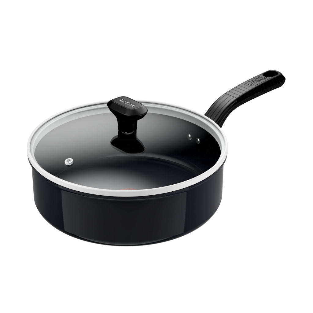 Tefal Kookgerei Tefal Cook &Amp; Change Keramisch Hapjespan 24 Cm Pfas-Vrij  Met Deksel Keramische Antiaanbaklaag Geschikt Voor Inductie