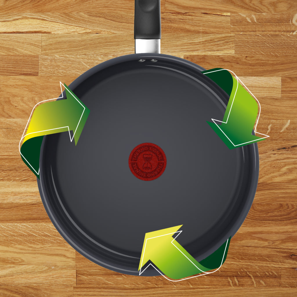 Tefal Kookgerei Tefal Cook &Amp; Change Keramisch Hapjespan 24 Cm Pfas-Vrij  Met Deksel Keramische Antiaanbaklaag Geschikt Voor Inductie