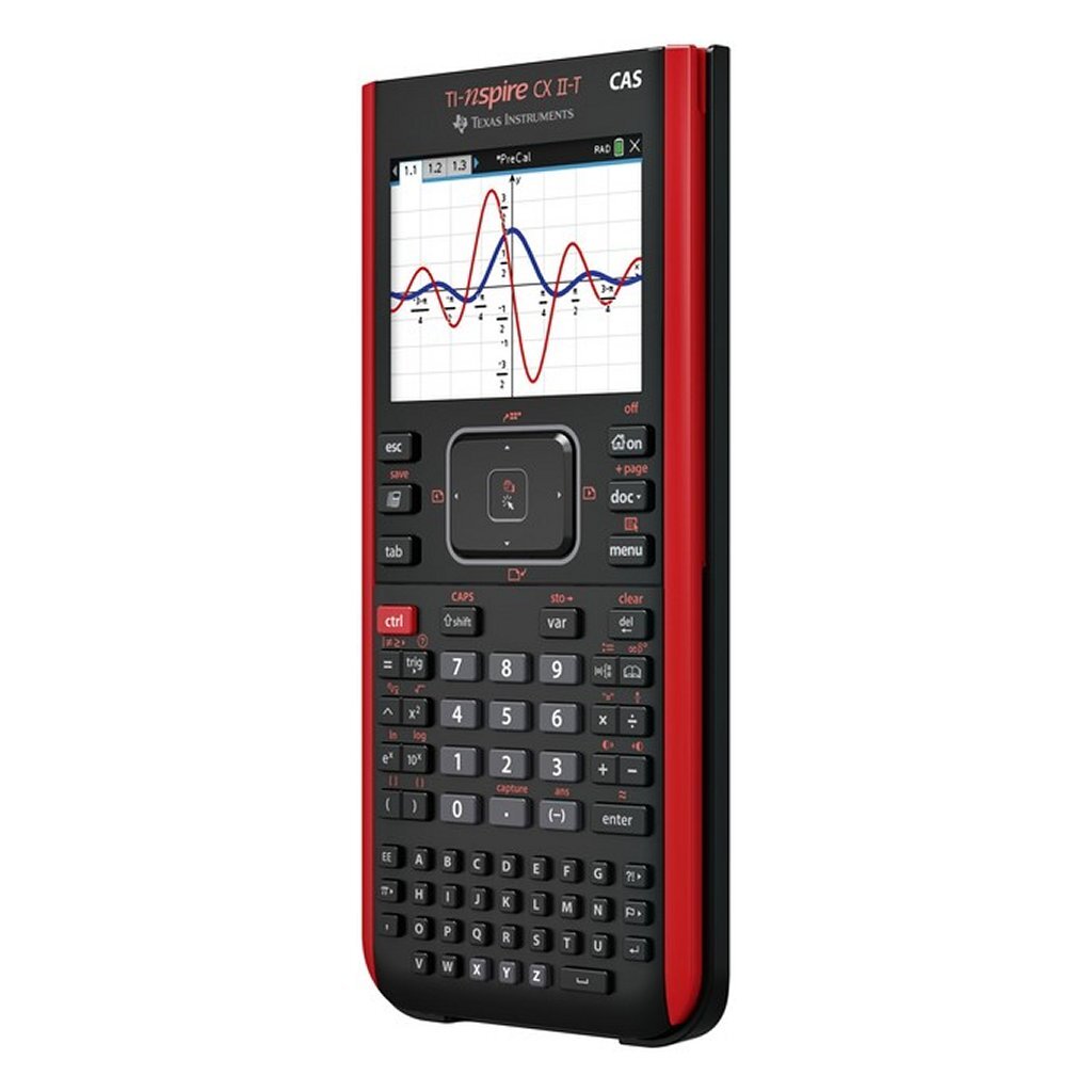 Texas Instruments Ti-Nscx2Cas-Fc Ti Nspire Cx Ii-T Cas Grafische Rekenmachine Zwart/Rood