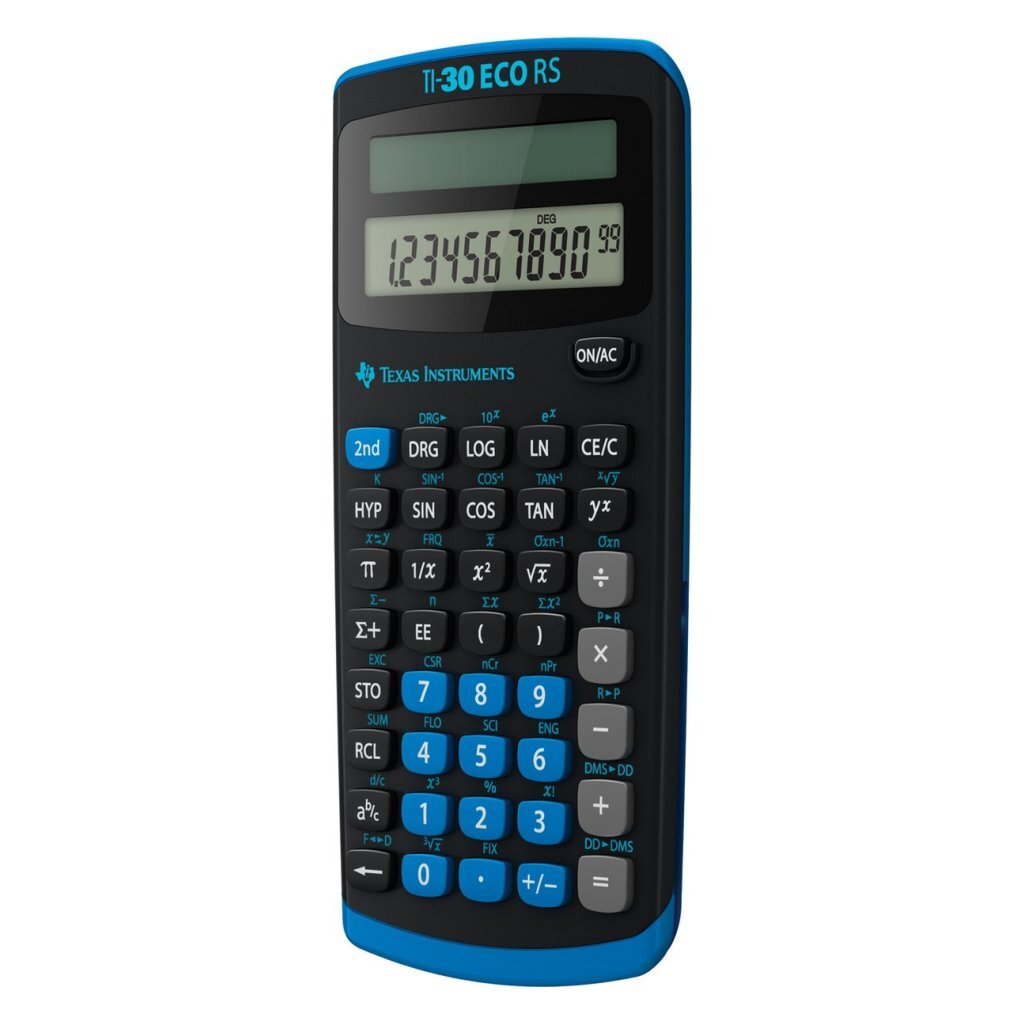 Texas Instruments Ti-30Rs-Fc Rekenmachine Zwart/Blauw