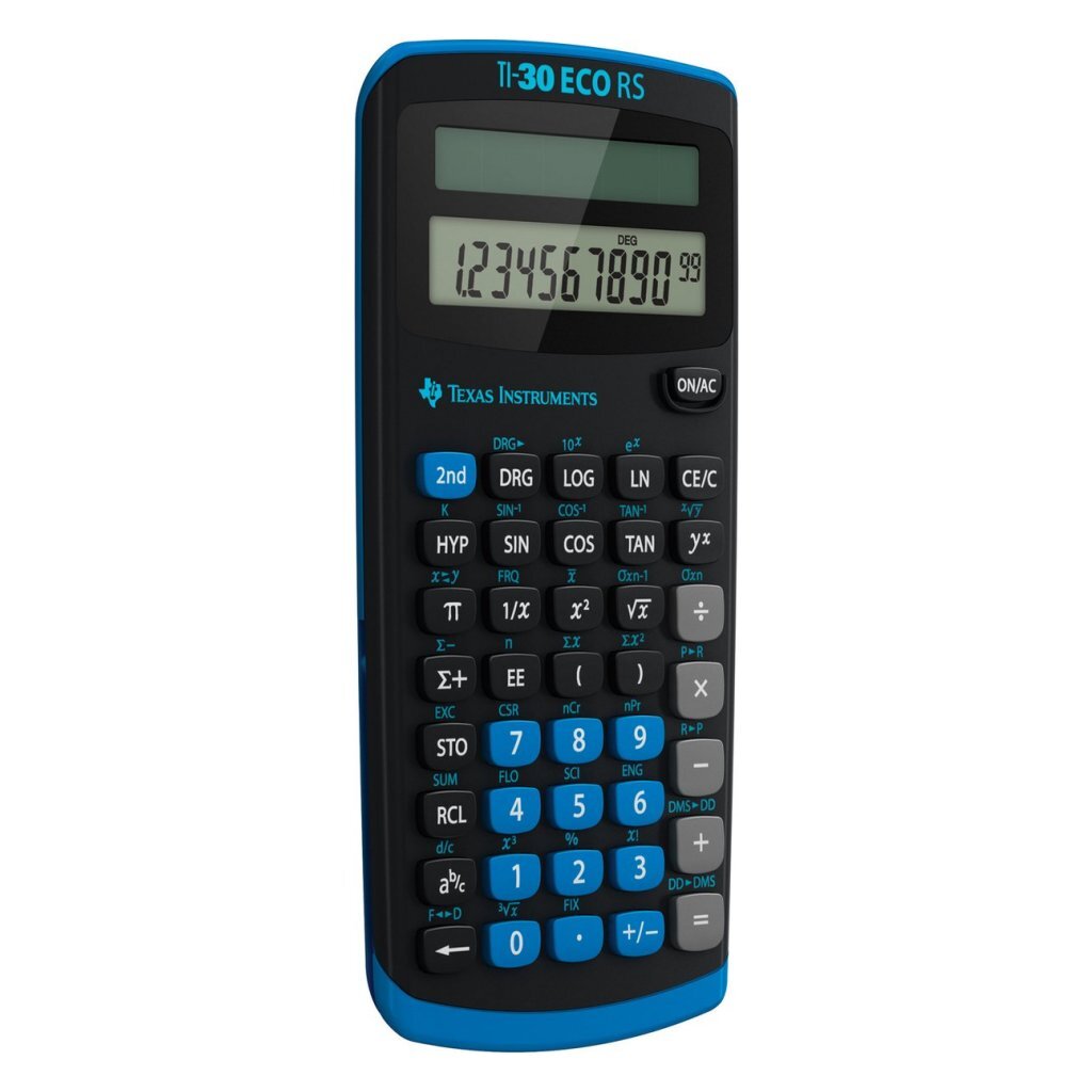 Texas Instruments Ti-30Rs-Fc Rekenmachine Zwart/Blauw