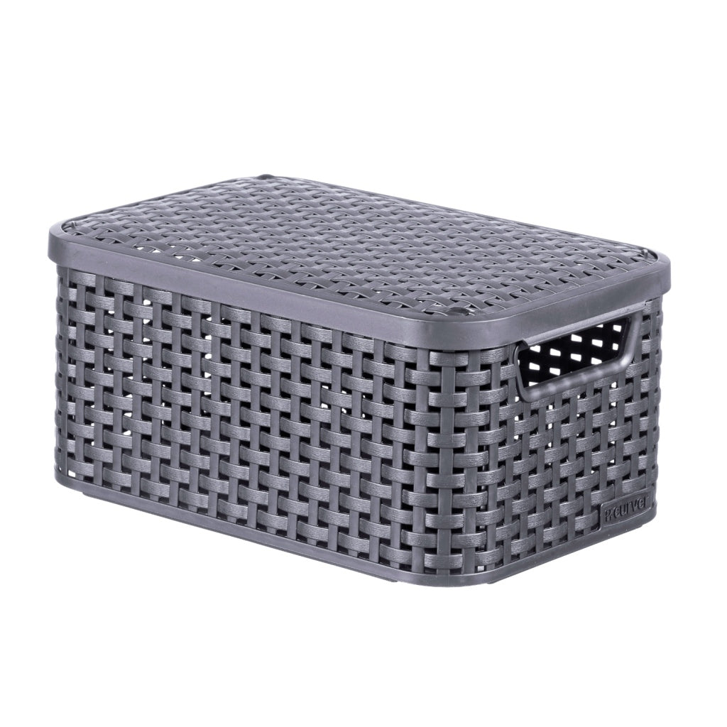 Curver Style Opbergmand Met Deksel 6L Antraciet