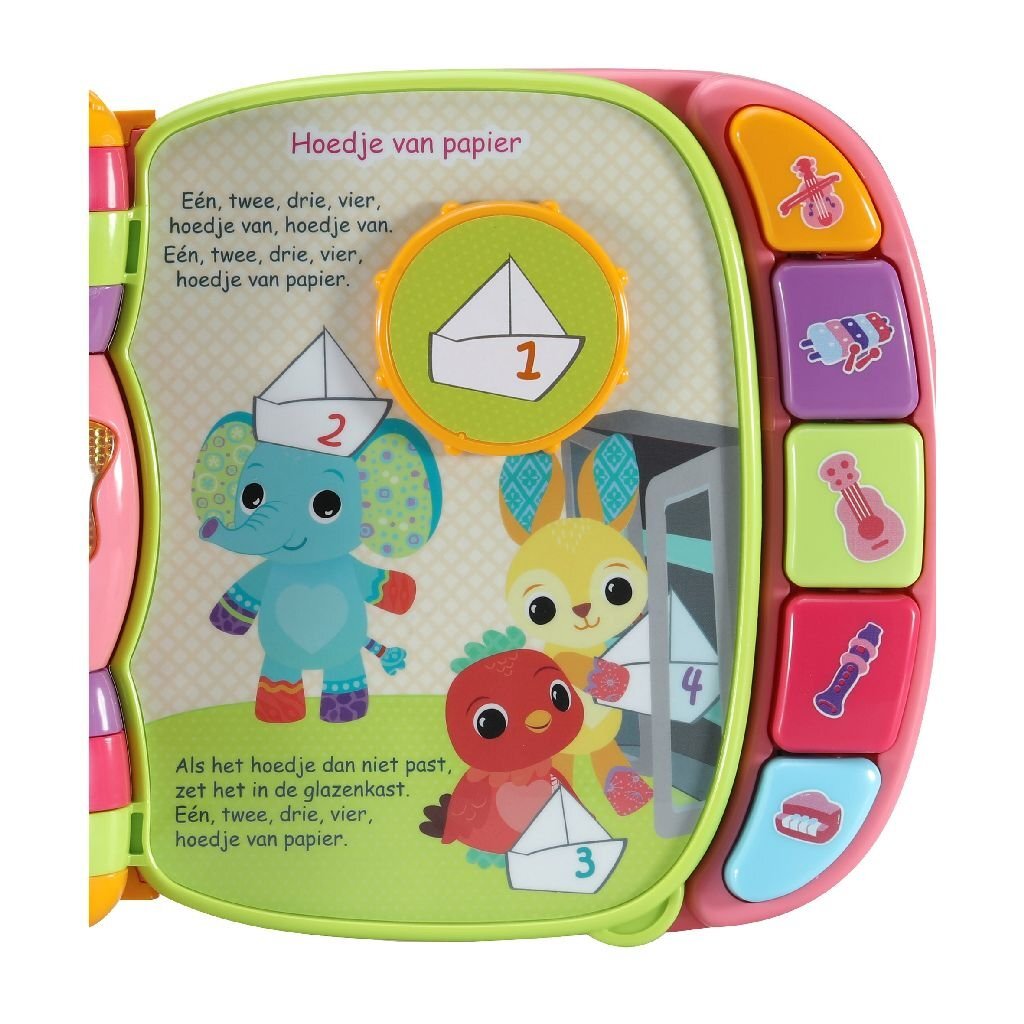 Vtech Dierenvriend Liedjesboek + Licht En Geluid Roze