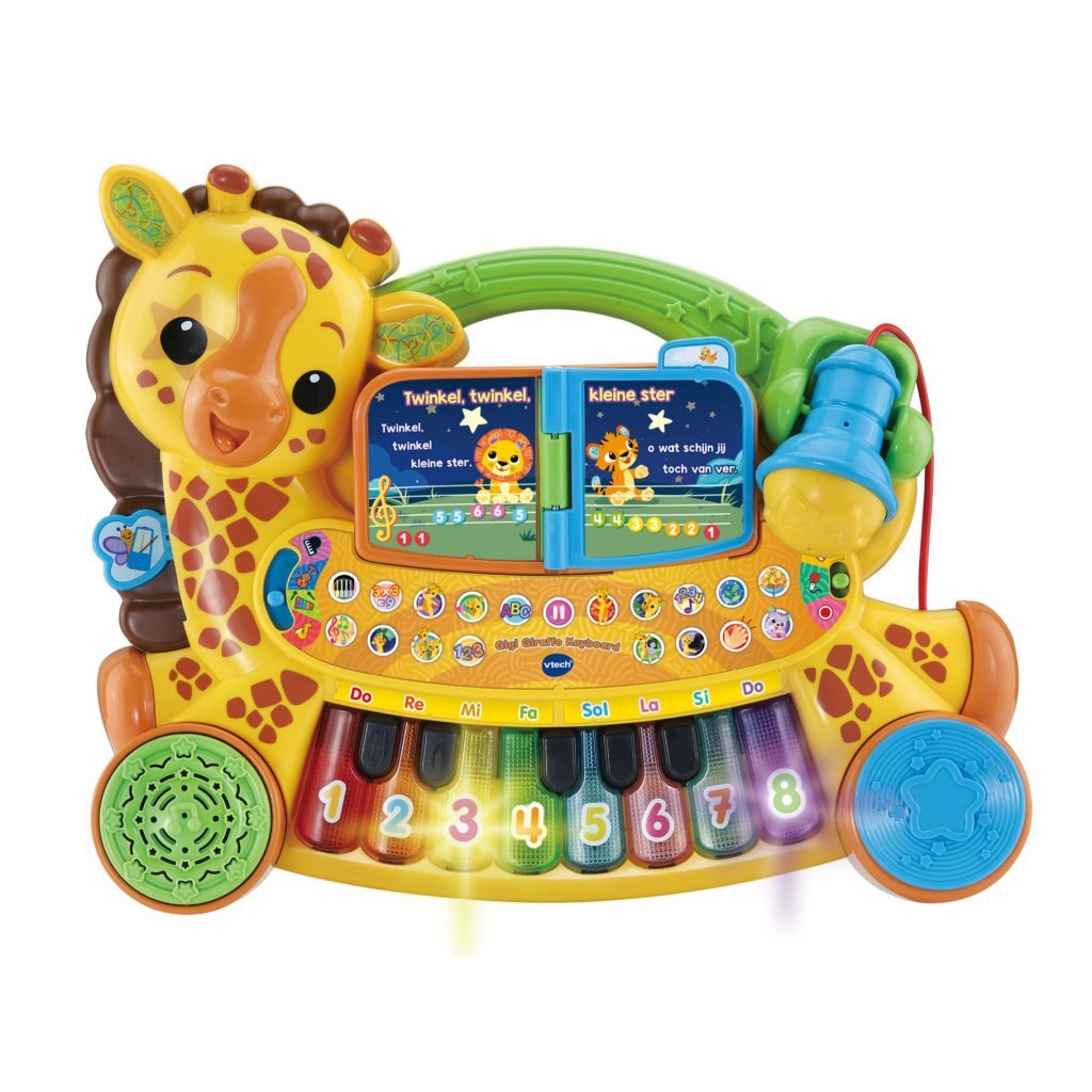 Vtech Baby Jimmy Giraffe Keyboard + Licht