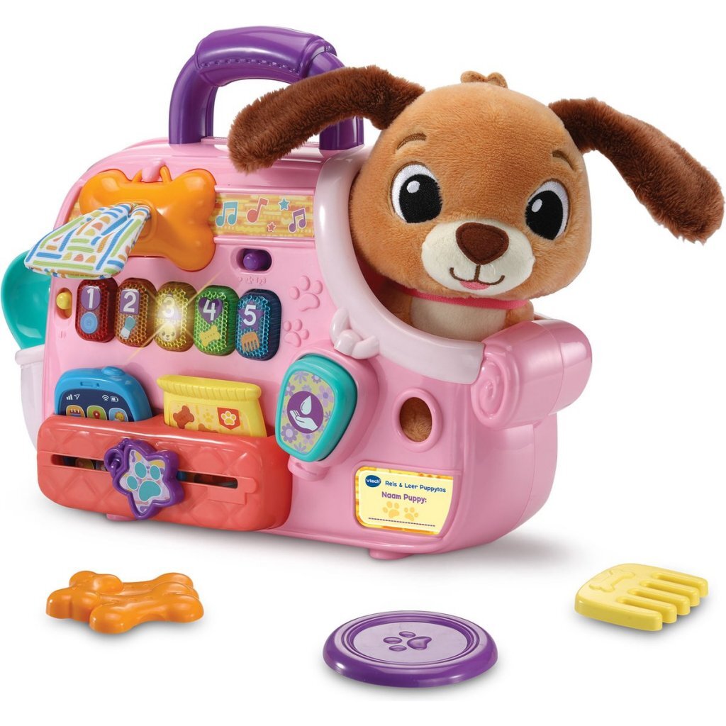 Vtech Baby Reis &Amp; Leer Puppytas + Licht En Geluid