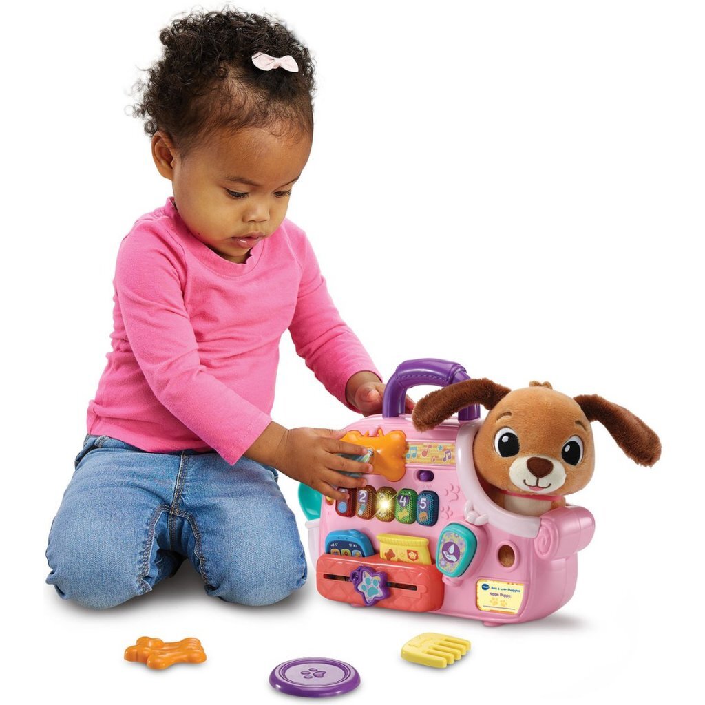 Vtech Baby Reis &Amp; Leer Puppytas + Licht En Geluid
