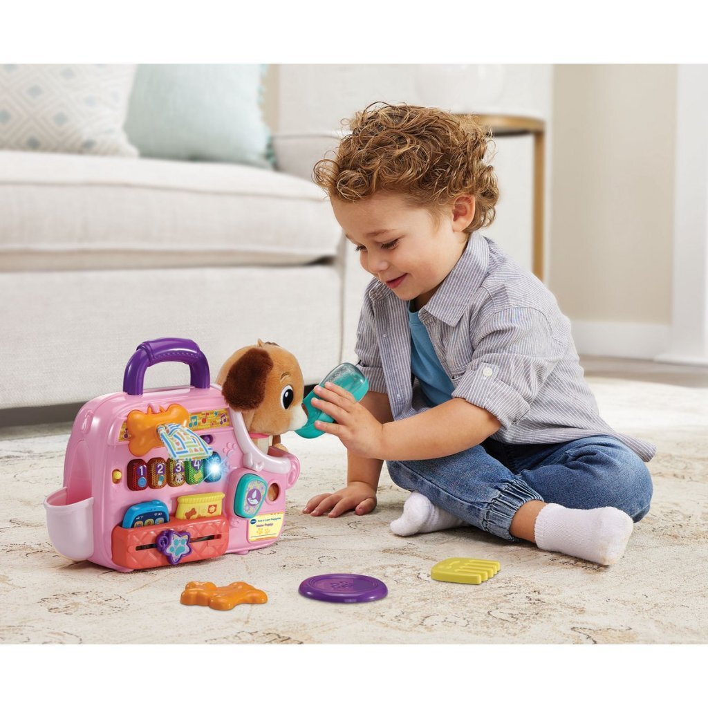 Vtech Baby Reis &Amp; Leer Puppytas + Licht En Geluid