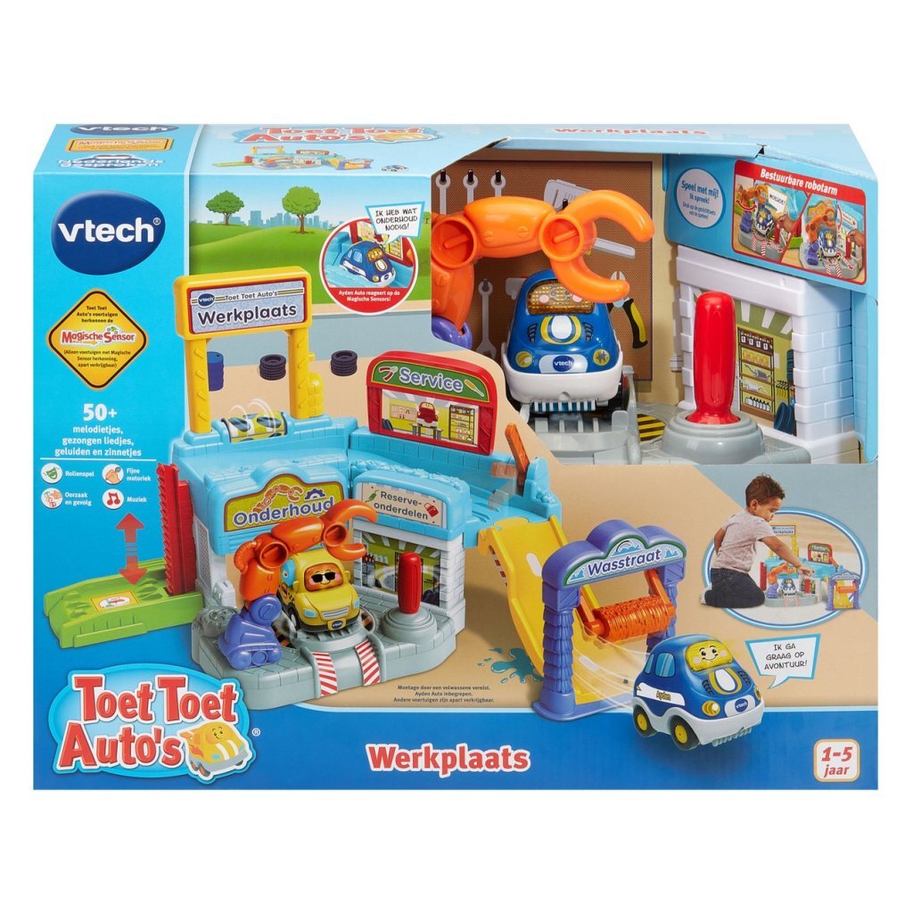 Vtech Toet Toet Auto Werkplaats + Geluid