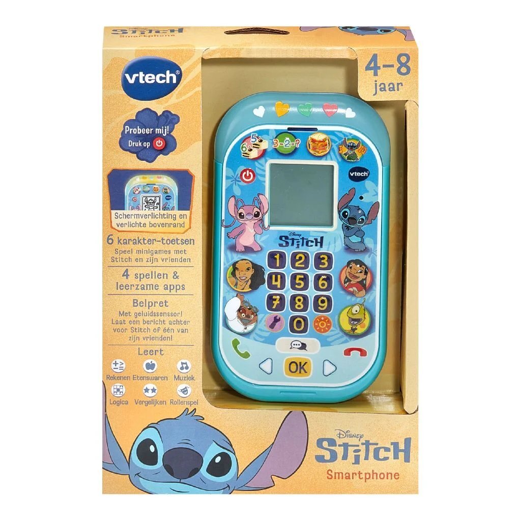Vtech Disney Stitch Smartphone + Licht En Geluid