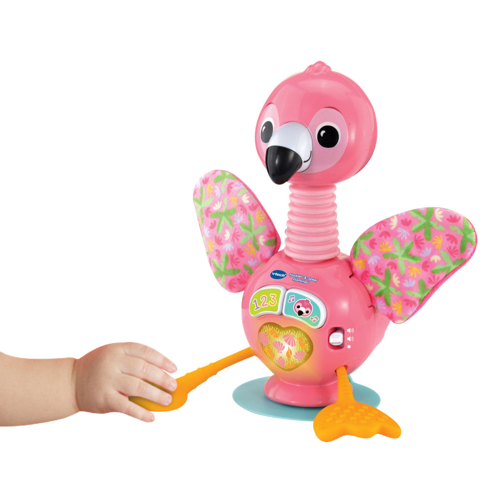 Vtech Baby Fladder En Speel Flamingo + Licht En Geluid