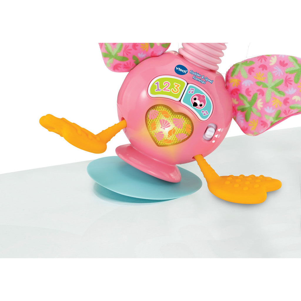 Vtech Baby Fladder En Speel Flamingo + Licht En Geluid