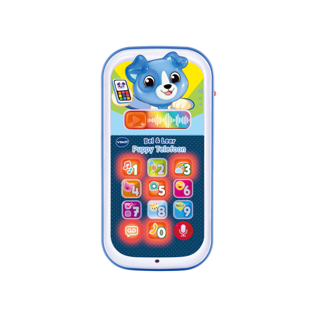 Vtech Baby Bel En Leer Puppy Telefoon + Licht En Geluid