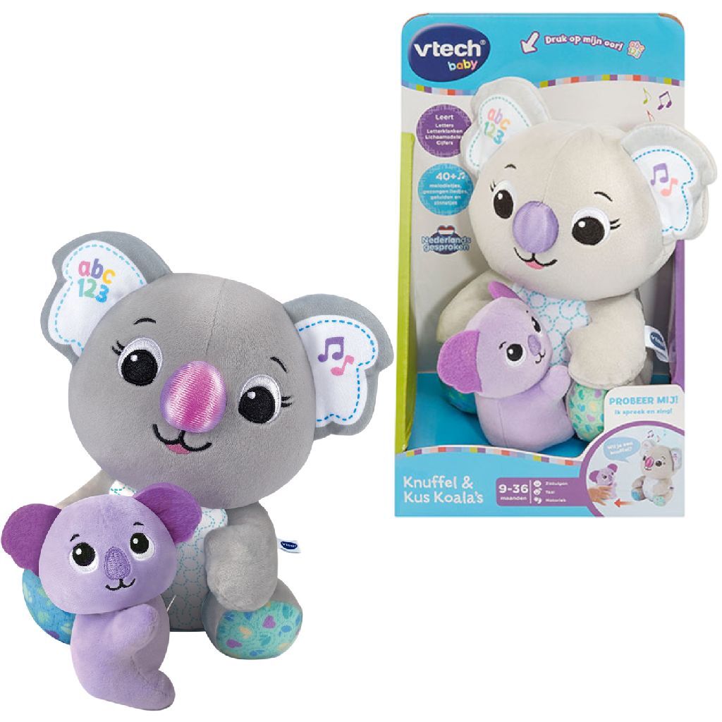 Vtech Baby Knuffel En Kus Koala'S + Geluid