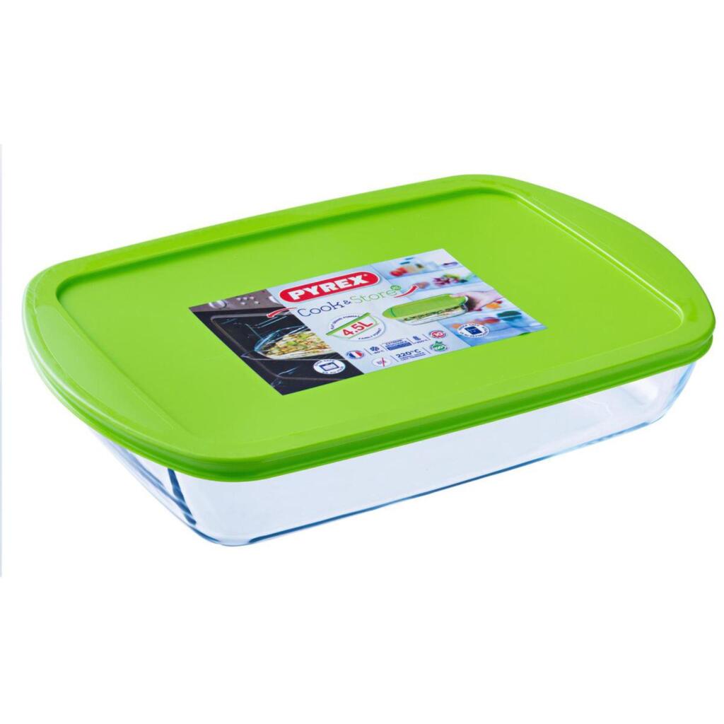 Pyrex Cook & Store Vershoudbakje 4,9L Deksel