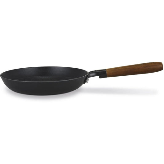 Beka Mandala Koekenpan Met Houten Steel 24 Cm Zwart