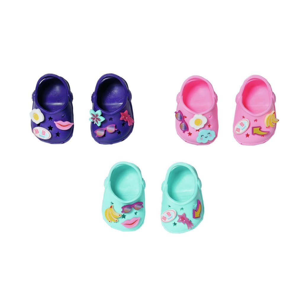 Baby Born Crocs Met Pins Assorti