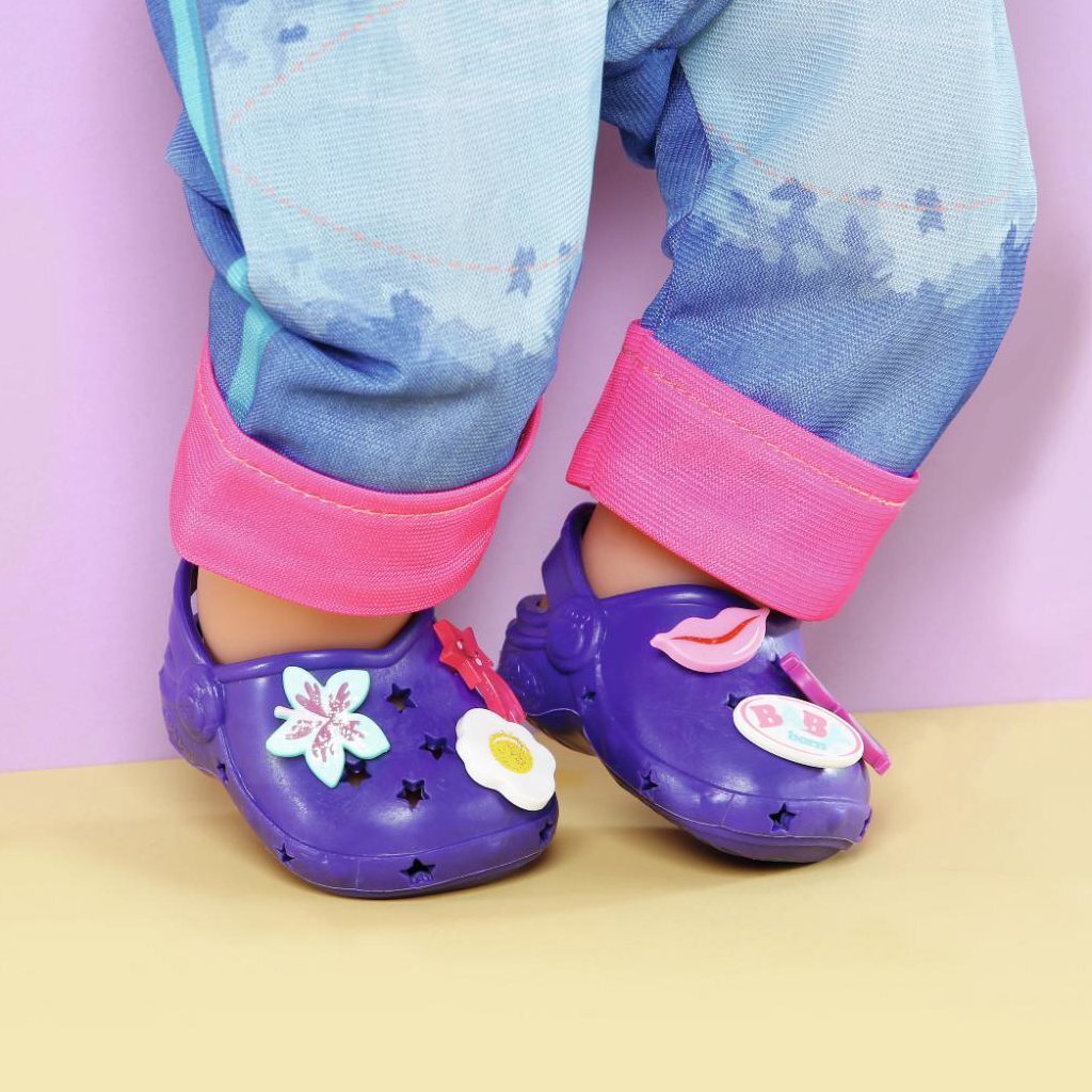 Baby Born Crocs Met Pins Assorti