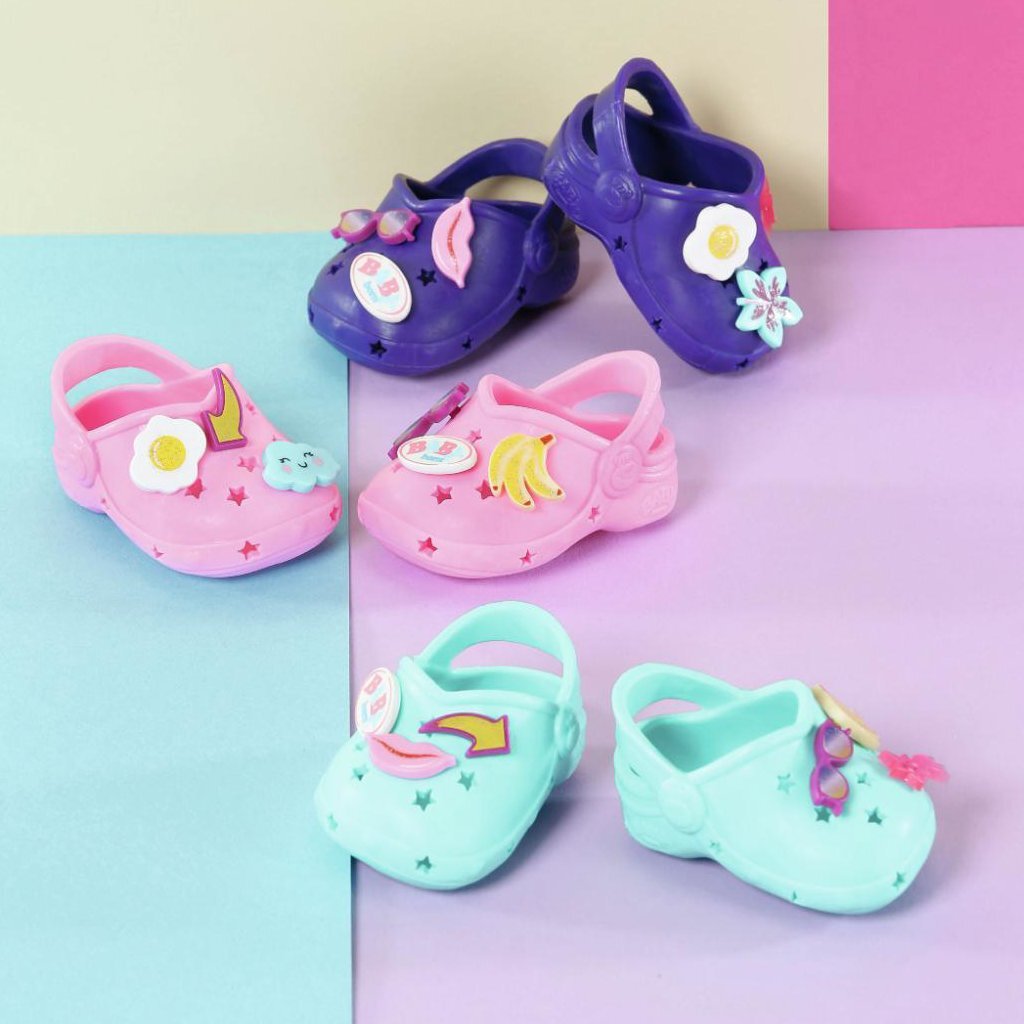 Baby Born Crocs Met Pins Assorti