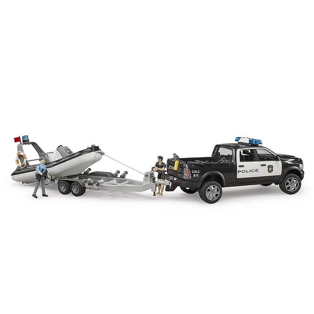 Bruder 02507 Ram 2500 Politie Pick-Up Speelset + Licht En Geluid