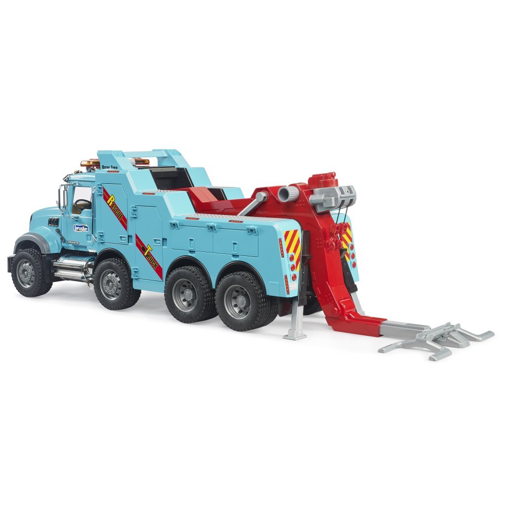 Bruder 02831 Mack Graniet Bergings- En Sleepwagen + Licht En Geluid