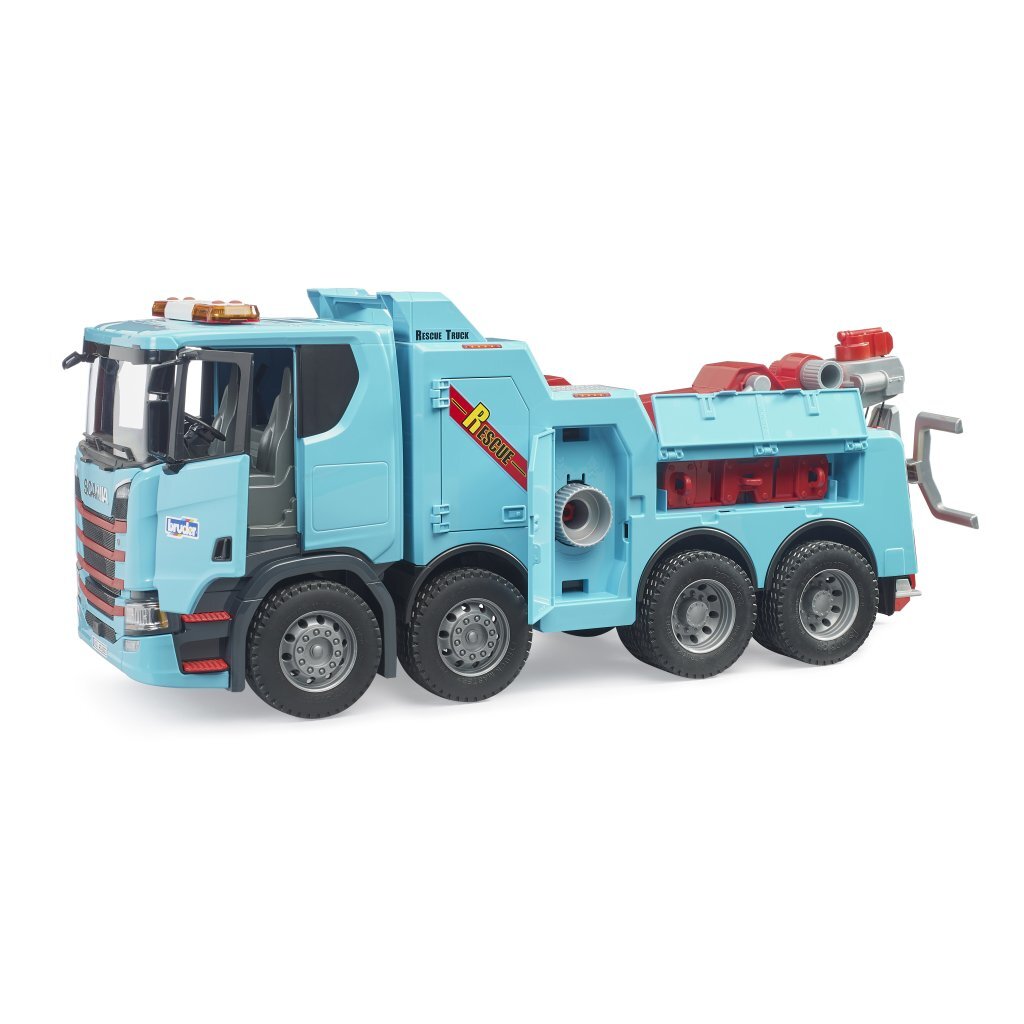 Bruder 03553 Scania Super 560R Bergings- En Sleepwagen + Licht En Geluid