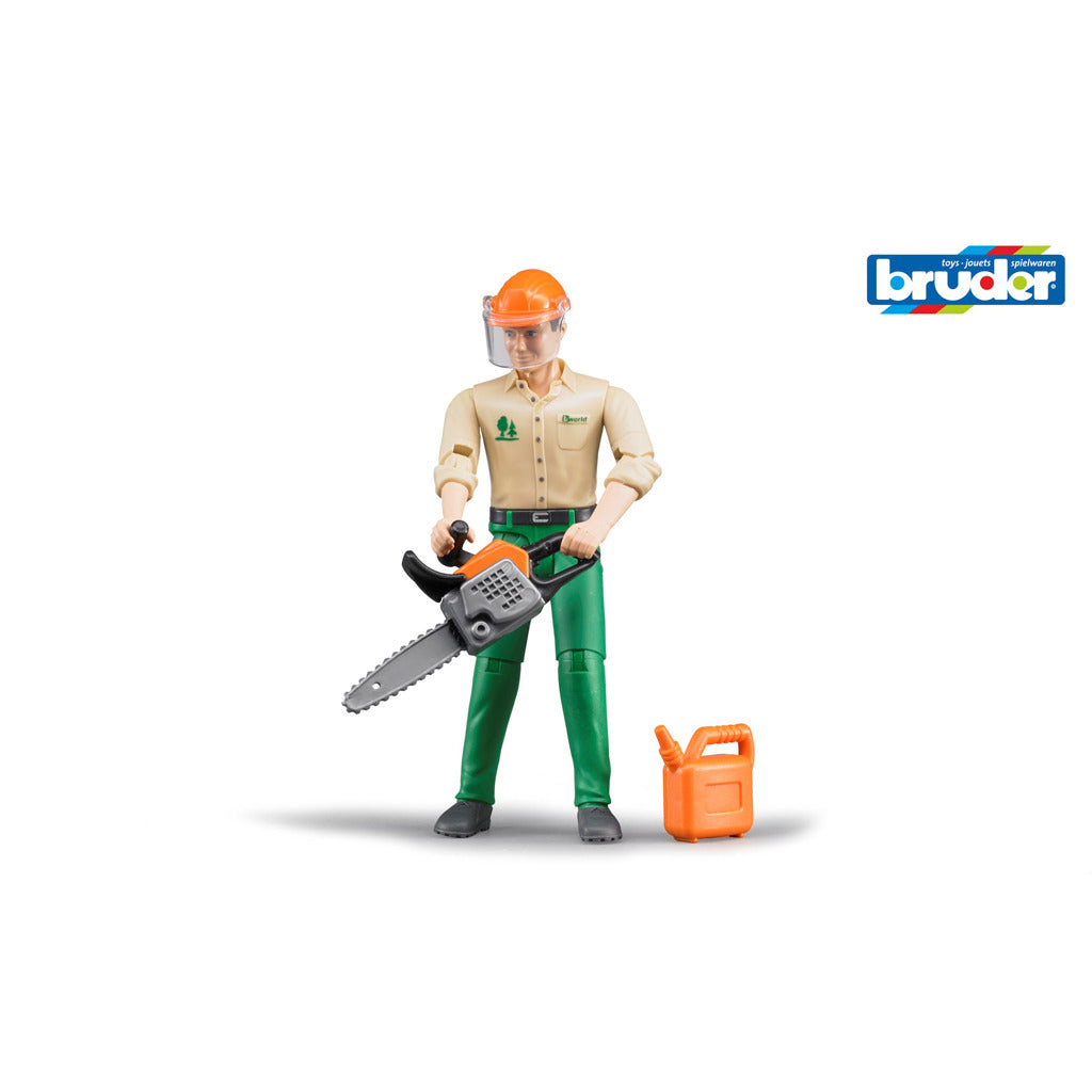 Bruder 60030 Bosbouwer Met Accessoires