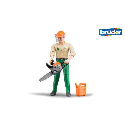 Bruder 60030 Bosbouwer Met Accessoires