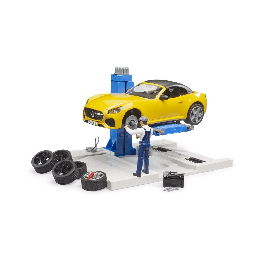 Bruder 62112 Bworld Auto Service Center En Roadster