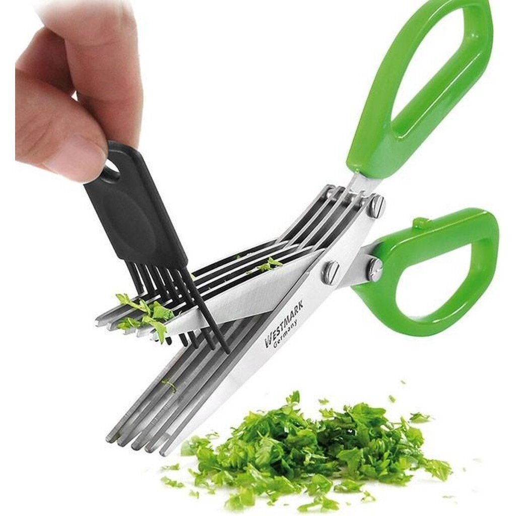Westmark Kruidenschaar + Kam 20 Cm Groen
