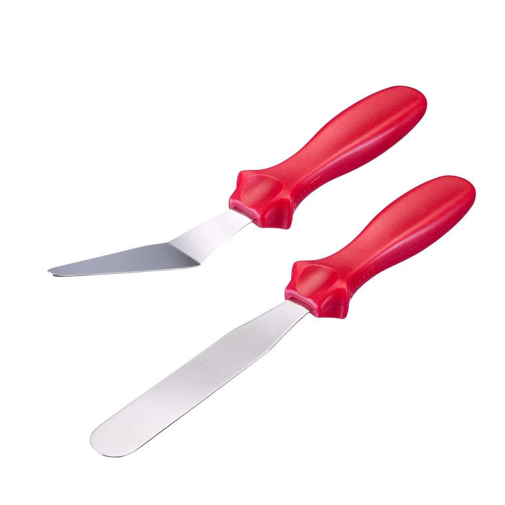 Westmark Patisseriemessen 2 Stuks Rood/Rvs