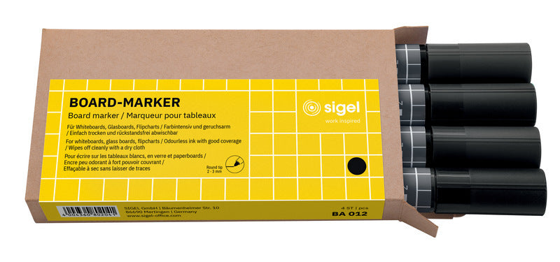 Sigel Si-Ba012 Whiteboardstift Zwart