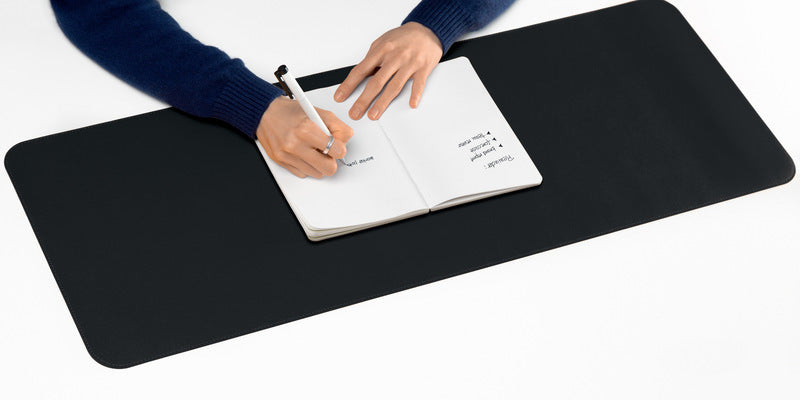 Sigel Si-Sa604 Onderlegger Oprolbaar Zwart-Zwart, 800X300X2Mm Imitatieleer, Dubbelzijdig