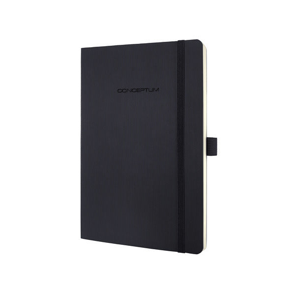 Sigel Si-Co320 Notitieboek Conceptum Pure Softcover A5 Zwart Geruit