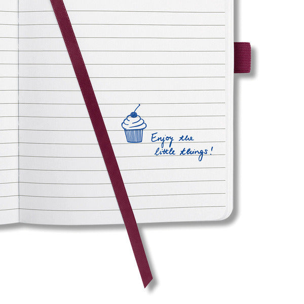 Sigel Si-Jn304 Notitieboek Jolie Beauty A6 Hardcover Gelinieerd Roze