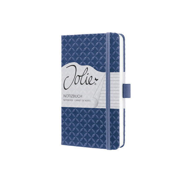 Sigel Si-Jn100 Notitieboek Jolie Flair A6 Hardcover Gelinieerd Indigo Blauw