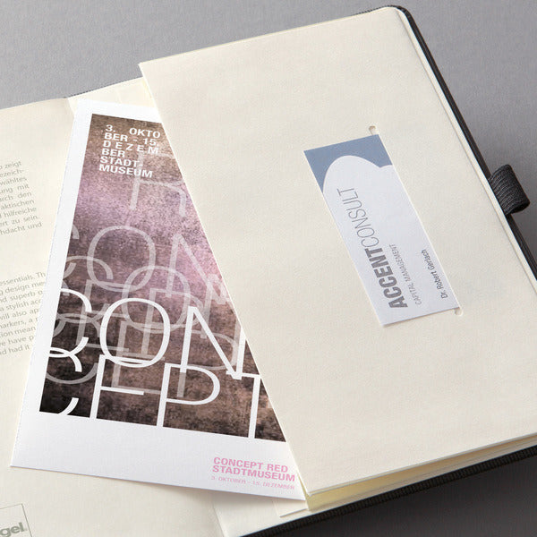 Sigel Si-Co116 Notitieboek Conceptum Pure Hardcover A4+ Zwart Gelinieerd