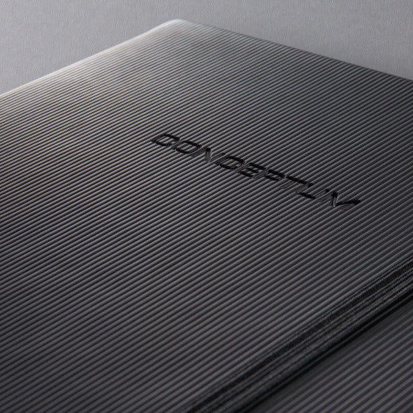 Sigel Si-Co112 Notitieboek Conceptum Pure Hardcover A4 Zwart Gelinieerd