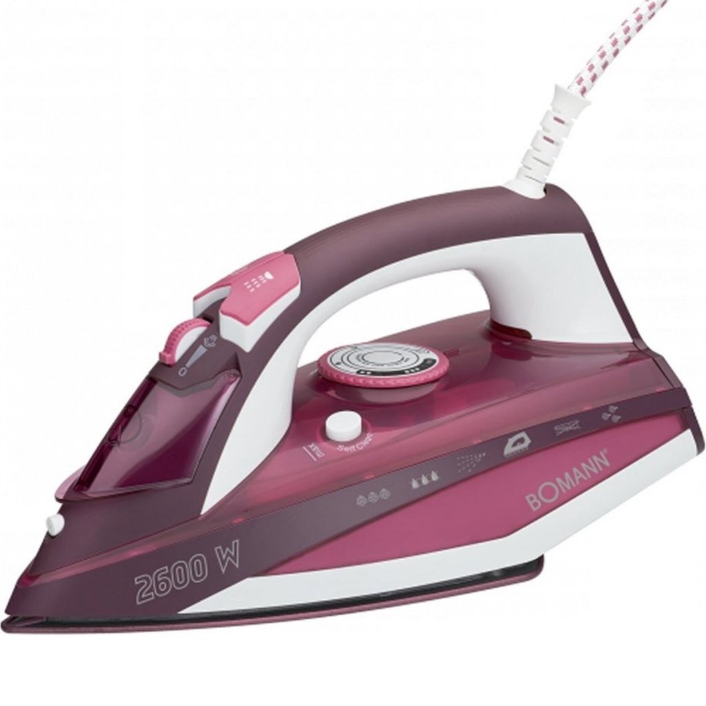 Bomann Db 6005 Cb Stoomstrijkijzer 2600W Paars/Wit