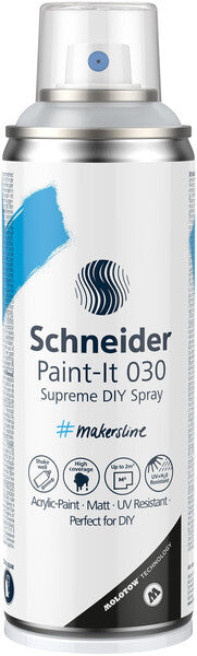 Schneider S-Ml03050490 Supreme Diy Spray Paint-It 030 Blanke Lak Mat 200Ml
