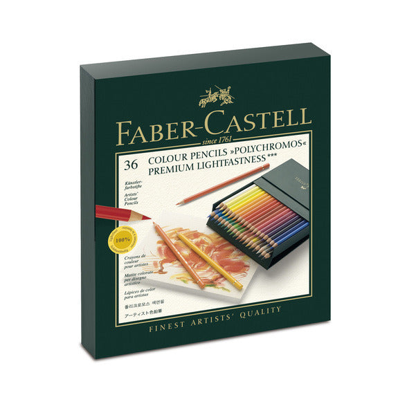 Faber Castell Fc-110038 Kleurpotlood Polychromos Studiobox À 36 Stuks