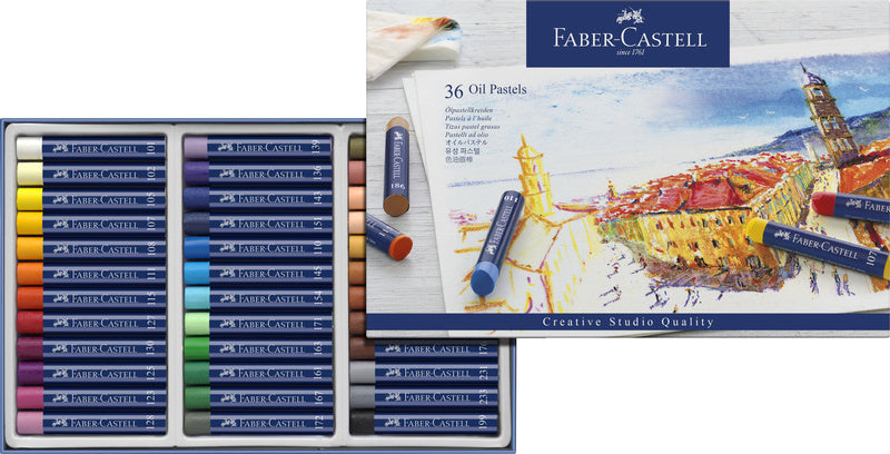 Faber Castell Fc-127036 Oliepastels Creative Studio Etui A 36 Stuks