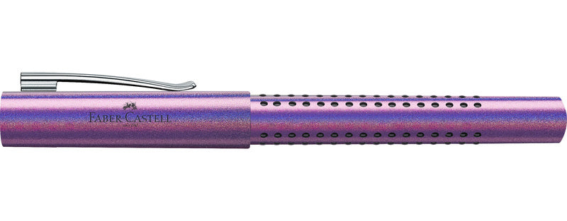 Faber Castell Fc-140843 Vulpen Faber-Castell Grip Glam F Zilver