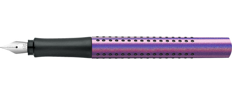 Faber Castell Fc-140843 Vulpen Faber-Castell Grip Glam F Zilver