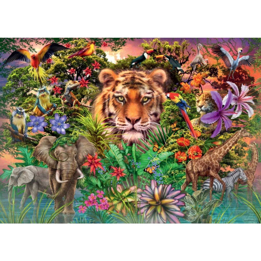 Ravensburger Puzzel Jungle Tiger 1000 Stukjes