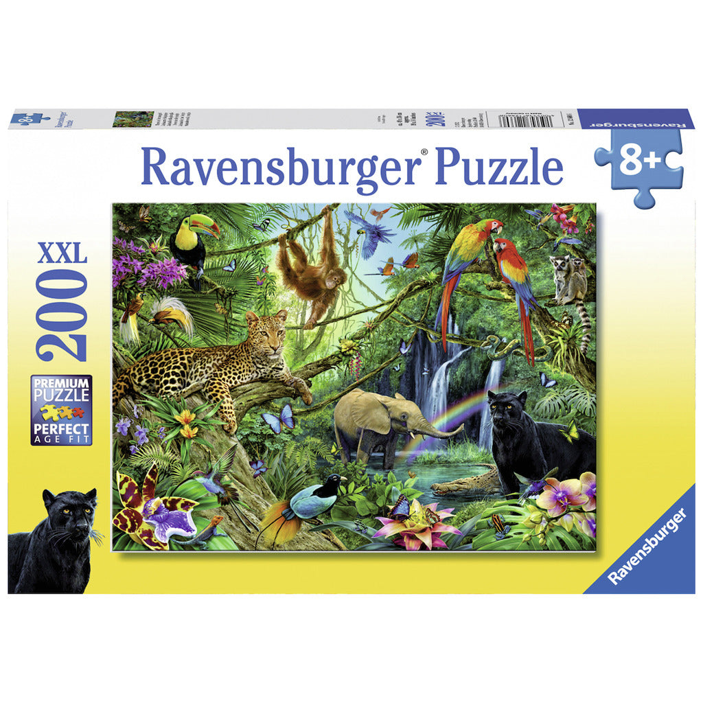 Ravensburger Puzzel Dieren In De Jungle 200 Stukjes Xxl