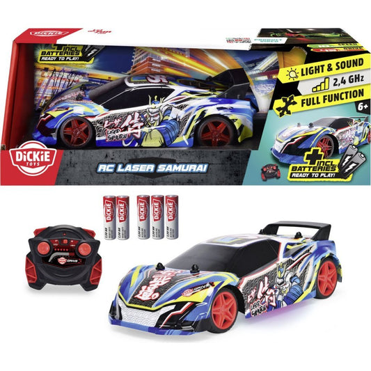 Dickie Toys Rc Auto Laser Samurai + Licht En Geluid