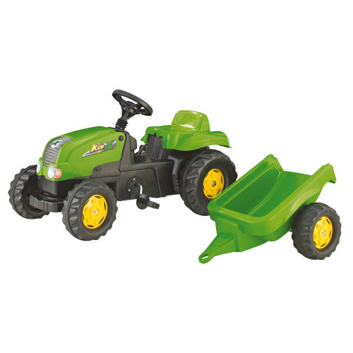 Rolly Toys 012169 Rollykid-X Traptractor + Aanhanger