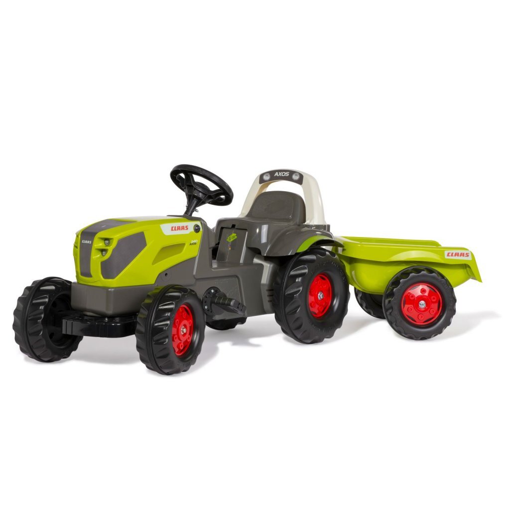 Rolly Toys Claas Axos Traptractor Met Aanhanger